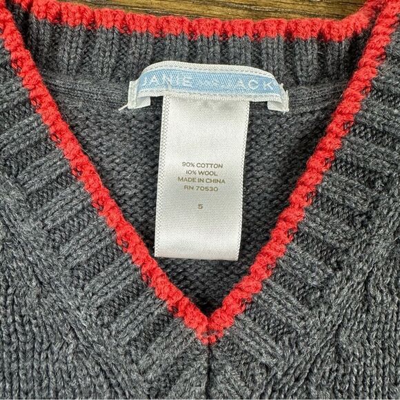 Janie and Jack Fire Truck Sweater Vest and Shirt - Picture 4 of 6